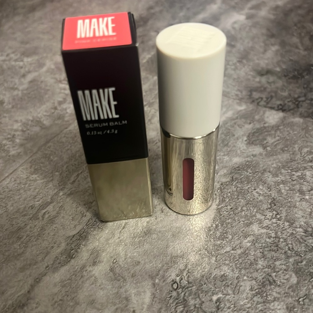 MAKE BEAUTY Serum Balm Hydrating Lip Treatment in Pink Cerise